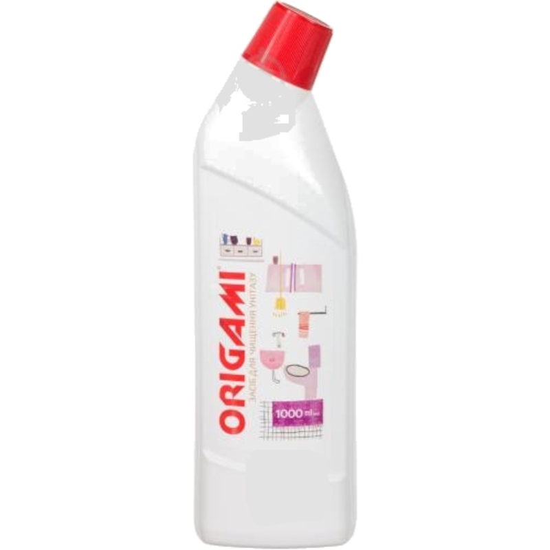 Гель для чищення унітазів ORIGAMI, 1000мл